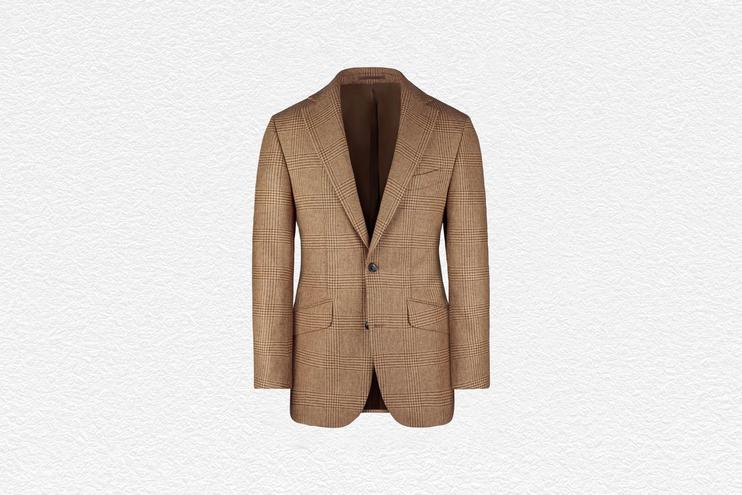 Casaco Edward em tweed Borders