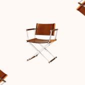 Linley Leather Director’s Chair