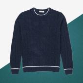 P. Johnson navy cricket sweater