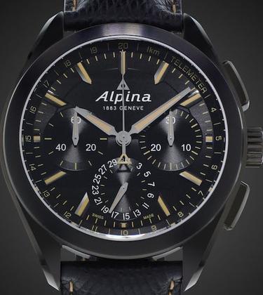 WATCH OUT: Alpiner 4 Black Flyback Manufacture Chronograph