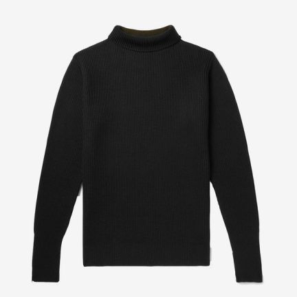 Barena Slim-Fit Colour-Block Virgin Wool Rollneck Sweater