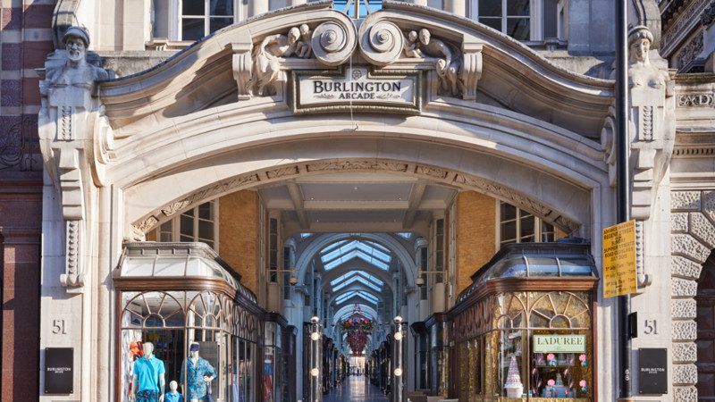 Burlington Arcade is revamped for summer
