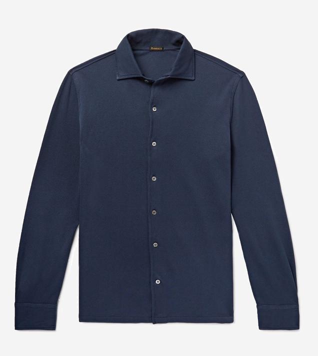 Rubinacci Cotton-Piqué Shirt