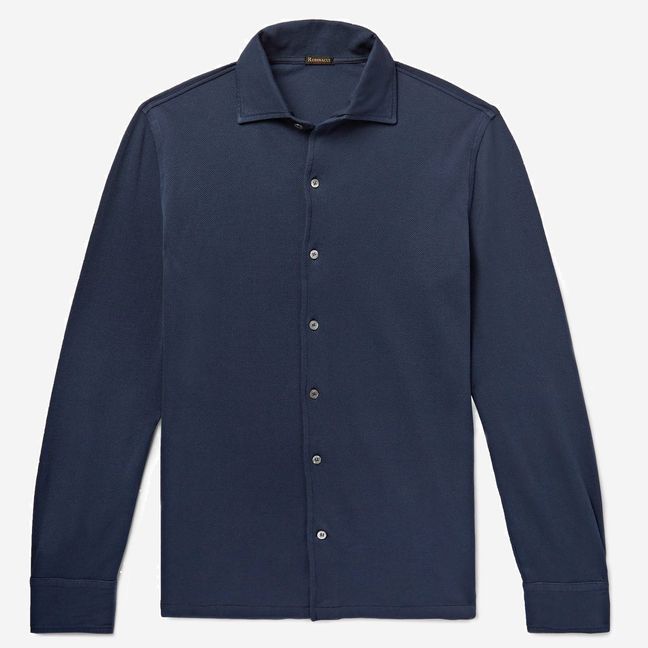 Rubinacci Cotton-Piqué Shirt