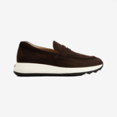 Tod's Red Dot Sporty Loafers in Pashmy Suede