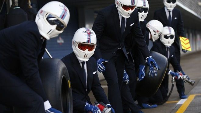 The most stylish F1 pit stop ever