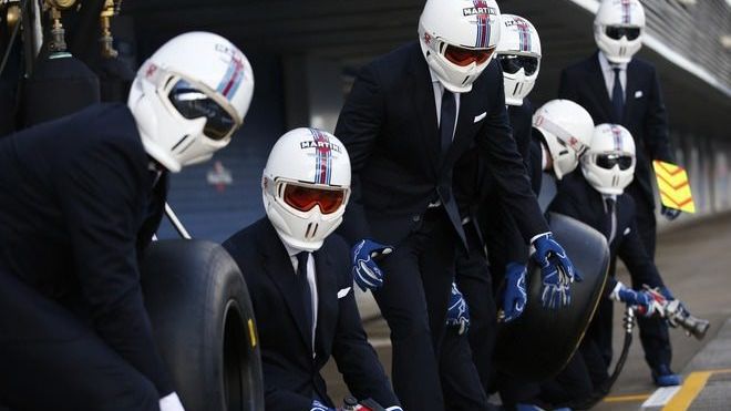 The most stylish F1 pit stop ever