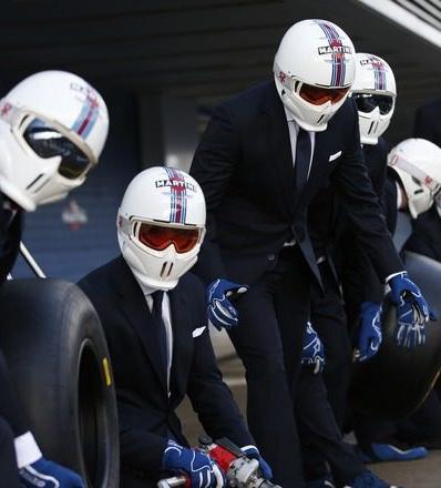 The most stylish F1 pit stop ever