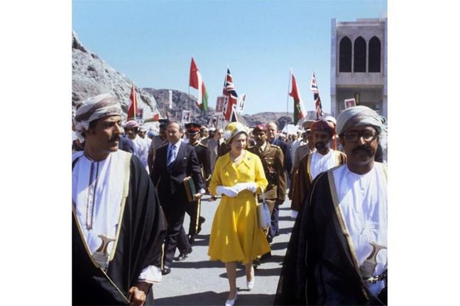 1979 - The queen visits Oman (AP)