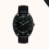 Patron Graphite X Perforated Leather from Alludens