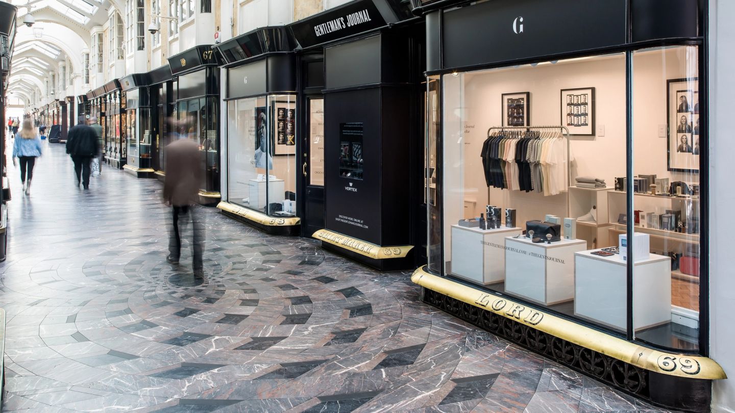 Inside the exclusive Gentleman’s Journal Burlington Arcade store