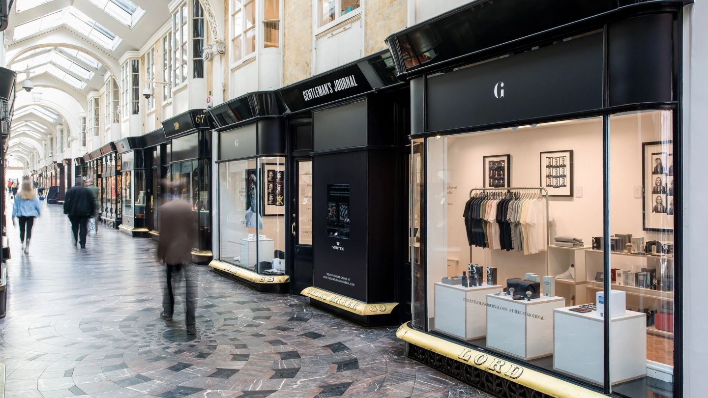 Inside the exclusive Gentleman’s Journal Burlington Arcade store