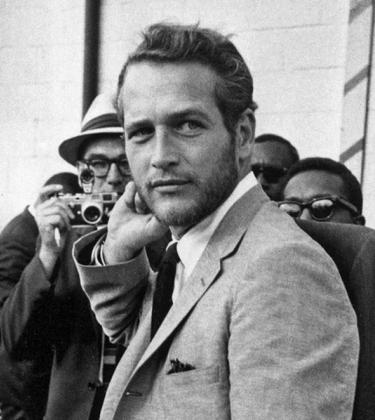 Paul Newman wears blazer