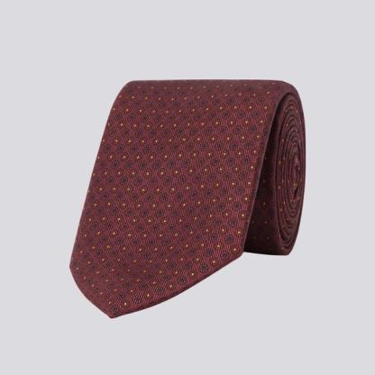Drake’s Printed Silk Tie