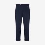 Hemingsworth Navy Brushed Twill Trousers