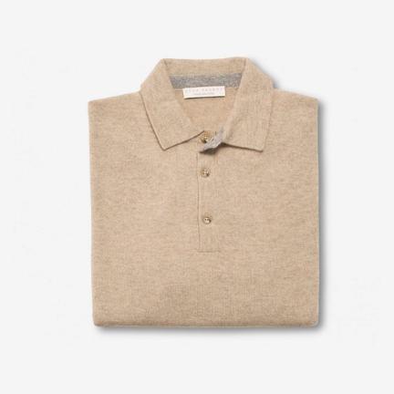 Luca Faloni Pure Cashmere Polo Sweater