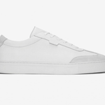 Uniform Standard Series 3 White Tumbled Leather Sneakers