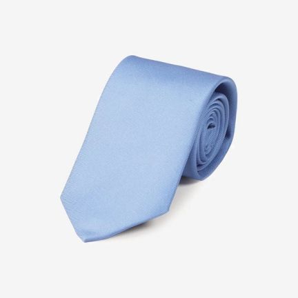 Drake’s Sky Blue Twill Tie
