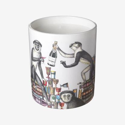 Fornasetti Scimmie large candle