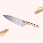 Blok Chef Knife with Maple Burl Handle