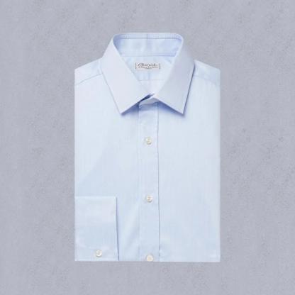 Charvet Blue Cotton Shirt
