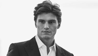 Oliver Cheshire shot by Adam Fussell for Gentleman's Journal black and white