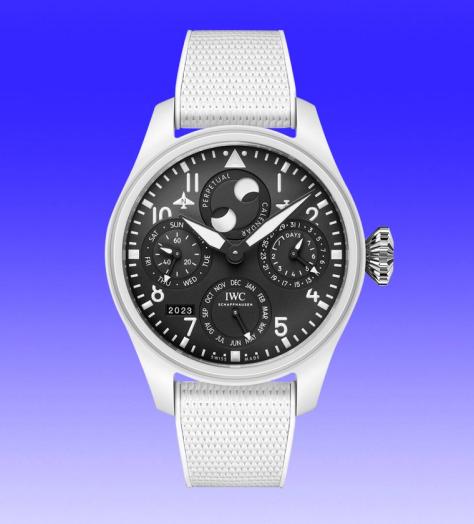 IWC Big Pilot White Ceramic Lake Tahoe Perpetual Calendar