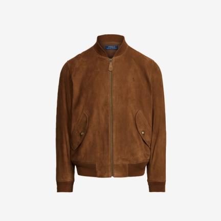 Ralph Lauren Suede Bomber Jacket