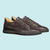 Odile Low Dark Brown sneakers by RUBIROSA