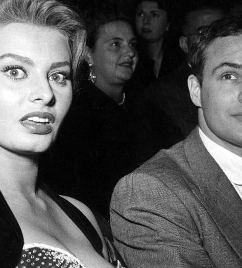 sophia loren marlon brando 1954