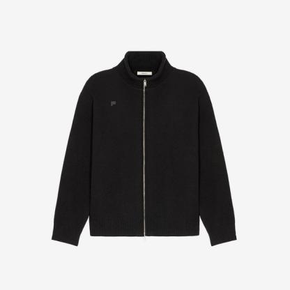 Recycled Cashmere Compact Zipped Sweater