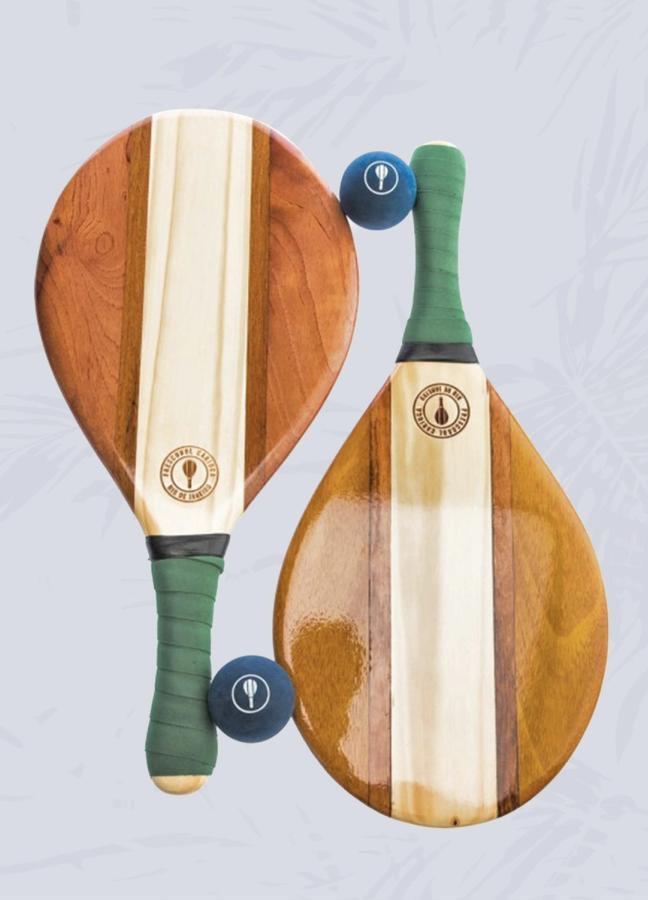 Frescobol Carioca beach bats