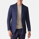 Luca Faloni Wool Travel Blazer