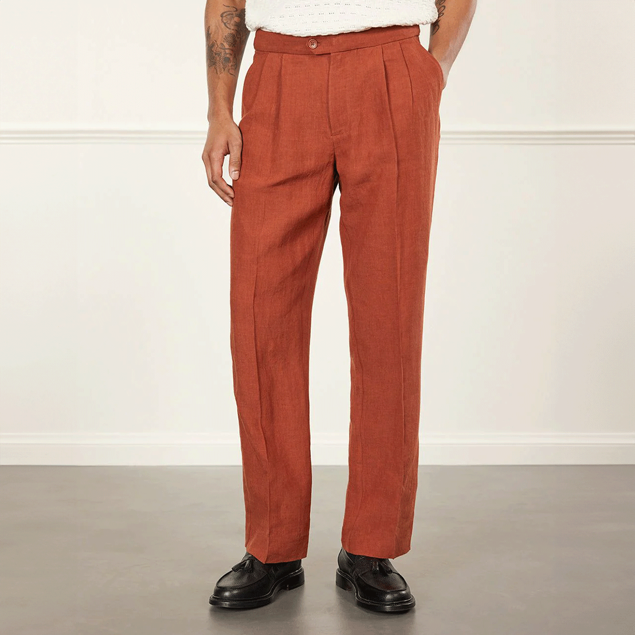 Percival Pleated Tailored Trousers