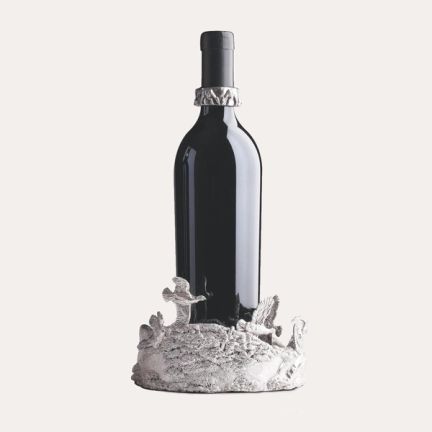 Patrick Mavros Grouse Silver Wine Coaster