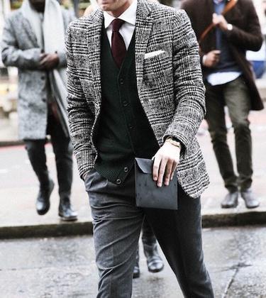 Clothes fit for a gentleman at Milan fashion week