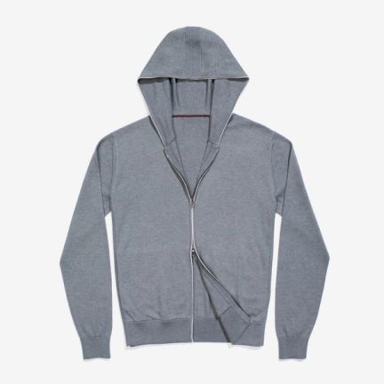 Bomber Hood Leasure Cashmere And Cotton