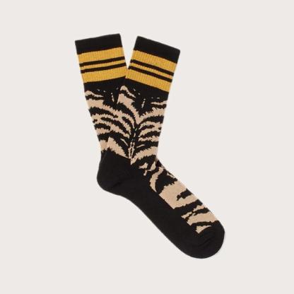 Alexander McQueen Intarsia Stretch Cotton-Blend Socks