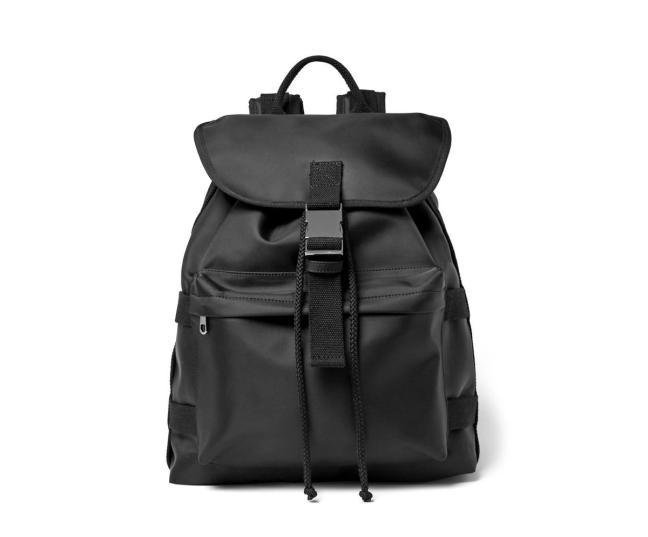 A.P.C. Sylvain Canvas-Trimmed Shell Backpack