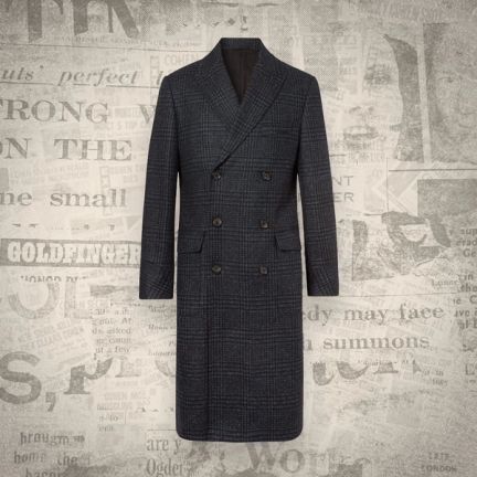 Oliver Spencer Double-Breasted Lambswool Coat