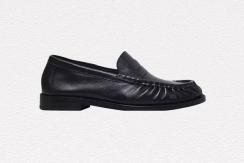 Black Ruched Loafer
