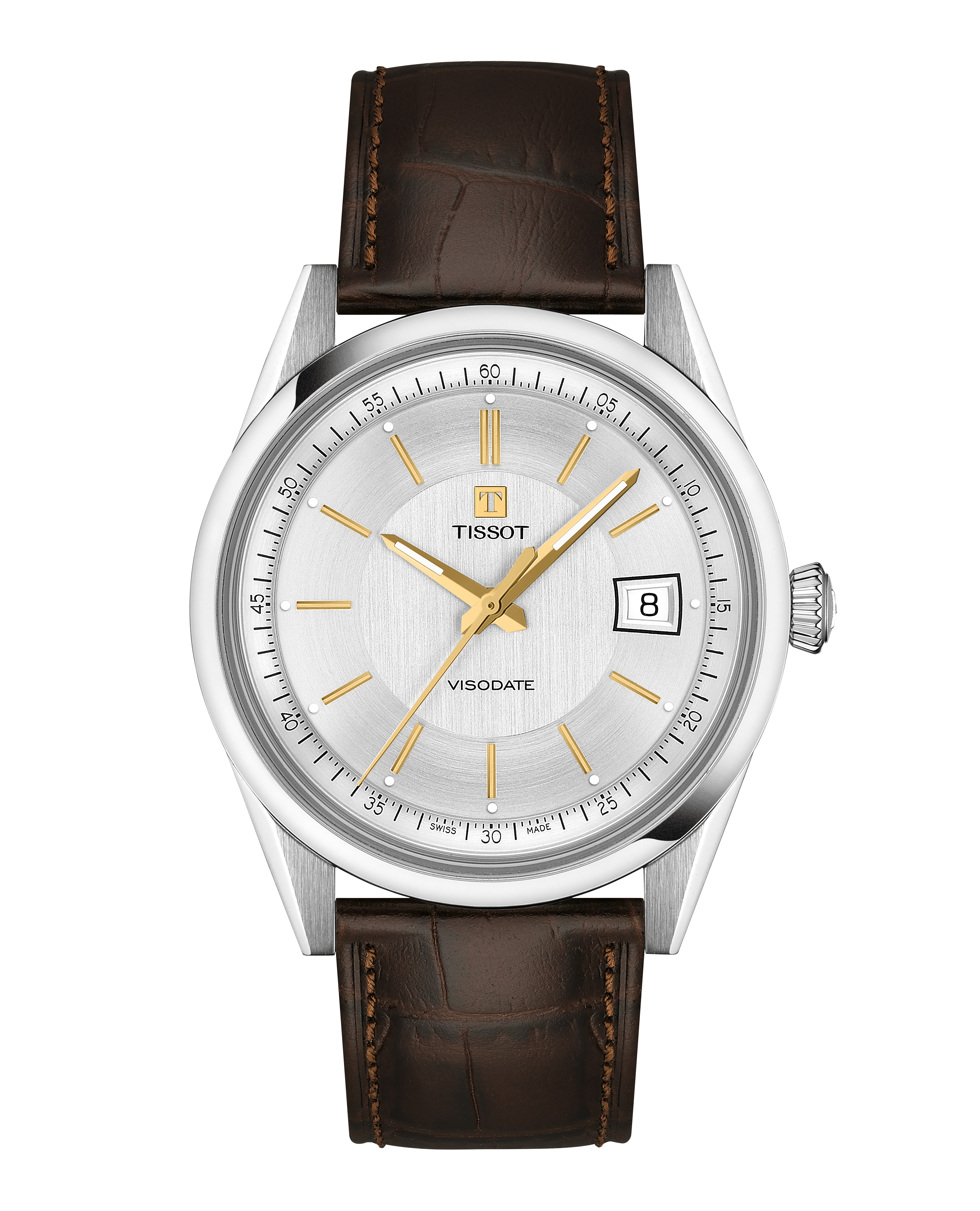 Visodate 39mm (Brown leather strap)