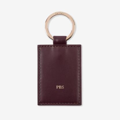 Paul Smith Damson Calf Leather Monogrammed Keyring