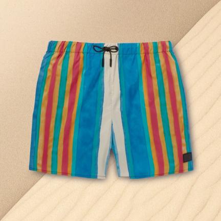Acne Studios Striped Swim Shorts