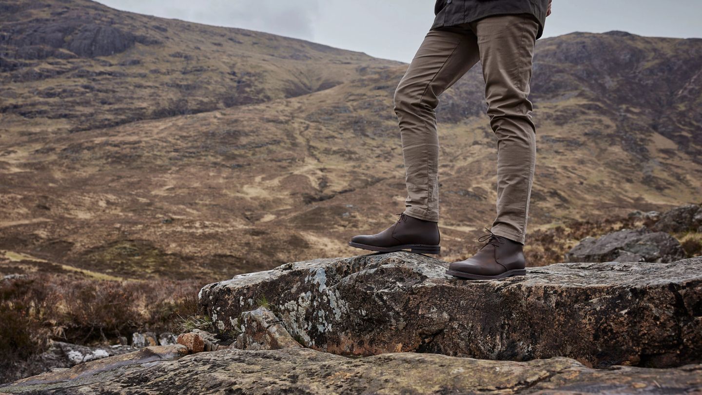 For the transitional season, make Crockett & Jones’s chukka boot your go-to footwear