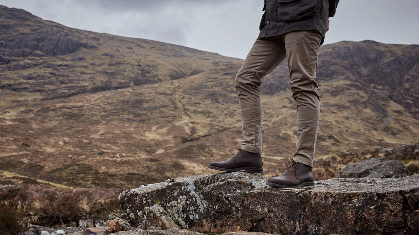 For the transitional season, make Crockett & Jones’s chukka boot your go-to footwear