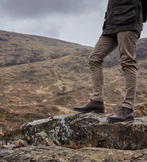 For the transitional season, make Crockett & Jones’s chukka boot your go-to footwear