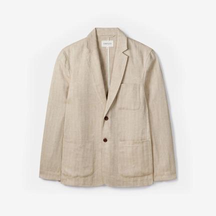 Sir Plus Unstructured Linen Blazer