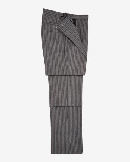 Grey Morning Stripe Trousers