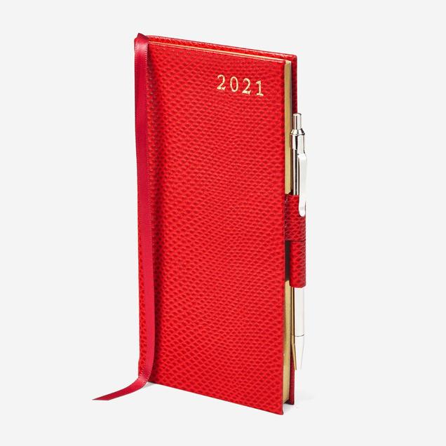 Slim Leather Pocket Diary
